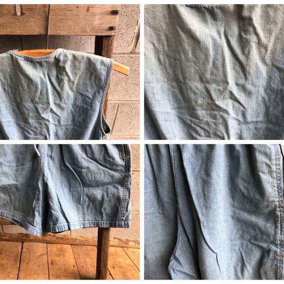 Denim Shorts Romper || Size S || Summer Romper - Picture 10 of 10